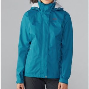 REI Co-op Rainier Rain Jacket Blue Clay XL